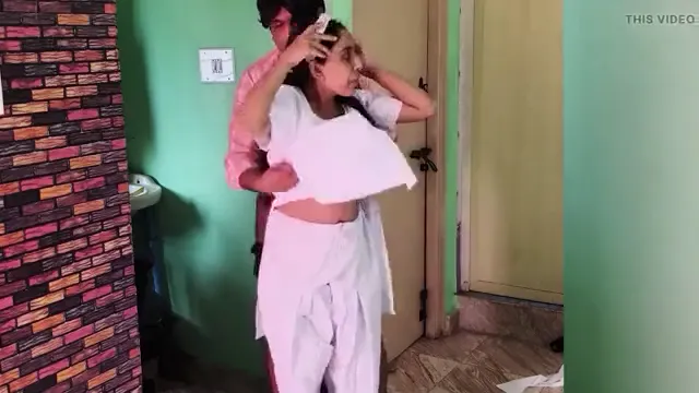Schoolgirl Takes Control in Hotel Room A Wild Ride