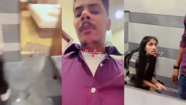Punjabi vrouw plast na seks met een grote pijp in een hotelkamer