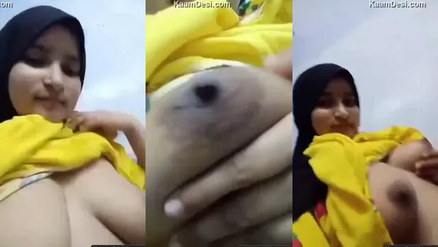 Desi Bhabhi Teases Husband with Her Lush Boobs and Seductive Moves