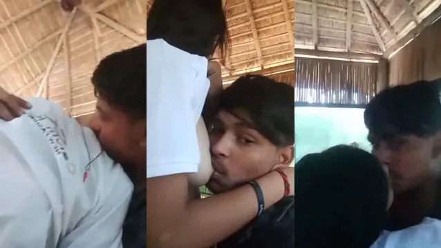 Desi Girlfriend Dares Public Boob Flash in Restaurant