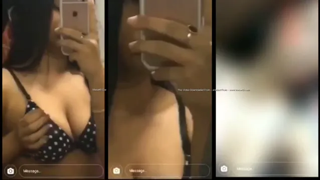 Desi Girl Trekkt Zich Uit in Slaapkamer Selfie Video 2026
