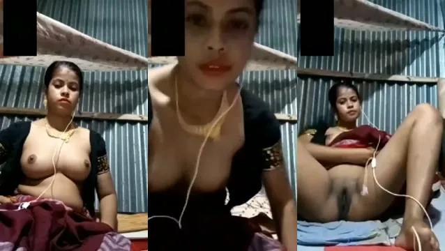 Desi Wife's Secret Brinjal Pleasure Exposed in Leaked Video Call