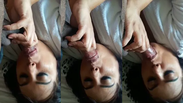 Watch Sizzling Bedroom Blowjob Leak Wife Sucks Lover's Cock full viral video leaked