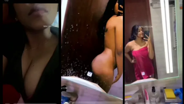 Mallu Girl Teasing Her Naked Body with Sensual Moves in Desi Video