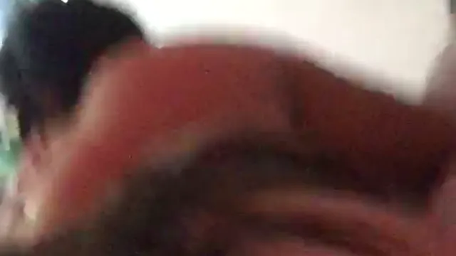 Chubby Indian Girl Smothers Lover's Face with Juicy Ass in Hotel Room