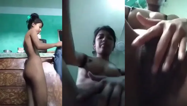 Dünne Desi-Mädchen mit Nassem Pussy in Wildem HD-Video