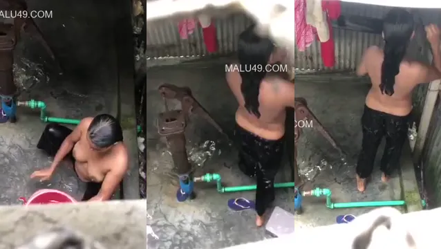 Watch Desi Bhabhi's Scandalous Shower Leak Exposed Naked Maal full viral video leaked