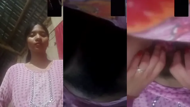 Hot Desi Lady Teases Boyfriend with Big Boobs and Pussy on Video Call
