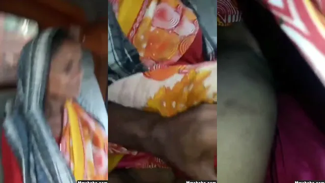 Vovó Desi levanta o Sari para exibir a Bunda para um Motorista de Caminhão Perverso