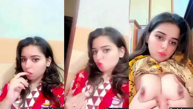 Watch Bhabhi Boobs Tease and Masturbate to Neighbor Fucking full viral video leaked