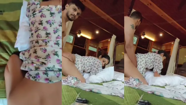 Rough Doggy Fuck with Daddy Moaning Desi Girl