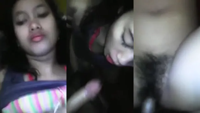 Desi Girl's Hairy Pussy Pounded Roughly by Boyfriend in Leaked MMS