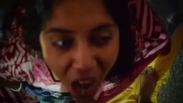 Watch Desi Wife Swallows Stranger's Load in Leaked Outdoor Blowjob Footage full viral video leaked