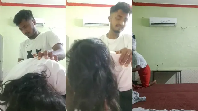 Ragazzo Indiano Seduce la Ragazza con Respiro Caldo e Baci Ardenti