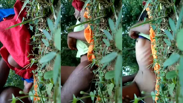 Wild Desi Village Girl Gets Pounded in Jungle by Boyfriend