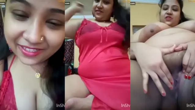 Chubby Desi Girl Teasing Big Boobs with BF in Hotel Room
