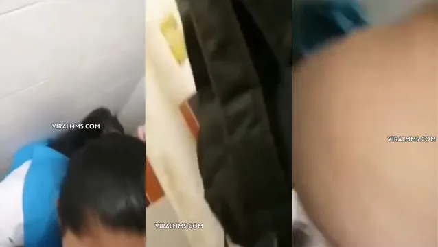 Watch Desi School Teen Gives Steamy Bathroom Blowjob full viral video leaked