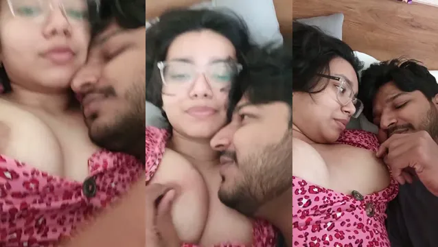 Uma Ghosh's Hot Red Lingerie Bedroom Tease and Bounce