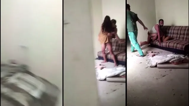 Watch Seductive Aunty Rides Painters Wildly in Cowgirl Style full viral video leaked