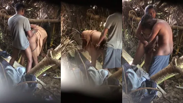 Wild Desi Couple Fucking Wildly in the Jungle