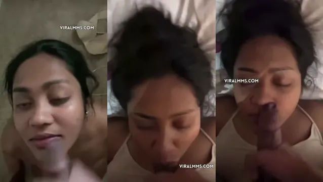 Watch Hot Indian Desi Girlfriend Gives Mind-Blowing Blowjob in Leaked MMS full viral video leaked