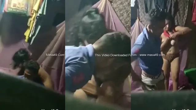 Passionate Lover Dressing Up After Intense Sex Session