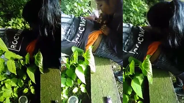 Indian GF Gives Mind-Blowing Blowjob to African BBC While BF Watches