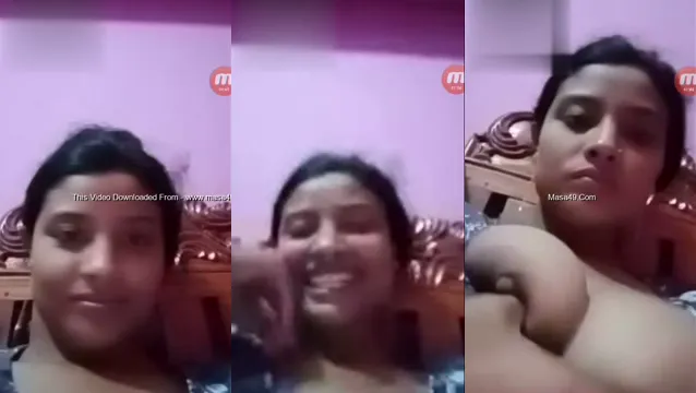 Seductive Desi Girl Teases Lover with Boobs and Pussy