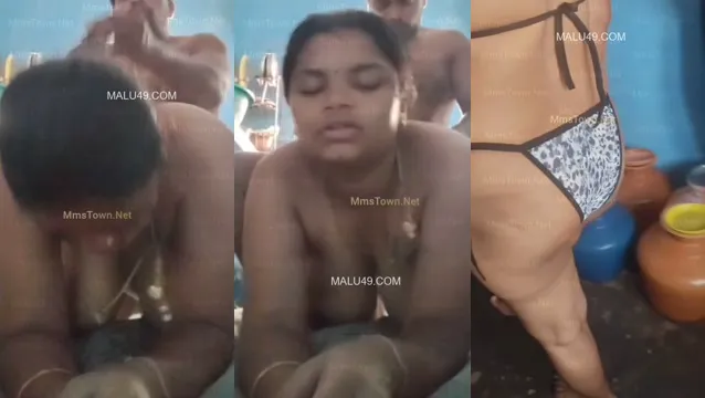 Heta sexklipp med en bengalisk brud och hennes make i hundställning