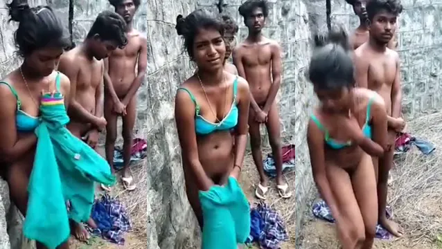Two Desi Kalloos Lure a Guy for a Hot Park Hookup