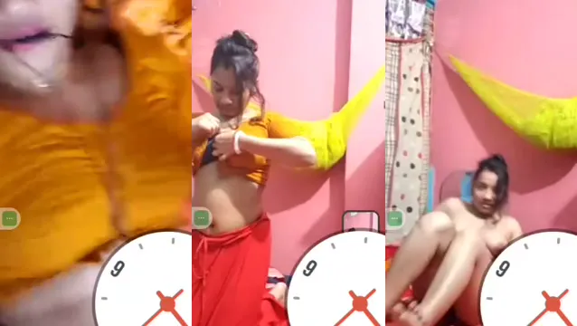 Desi Village Boudi Fingering Herself in Leaked MMS Video