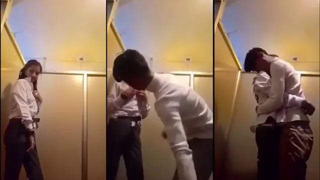 Watch Naughty College Couple Hidden Cam Boob Sucking in Bathroom full viral video leaked