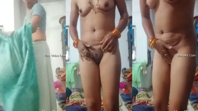 Desi Wife Caught in Nude Body Scandal - Viral Leaked Video Part 1